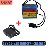3s3p original 12v 16 8ah 16800mah 18650 rechargeable batteries 12v with bms lithium battery protection plate 12 6v charger
