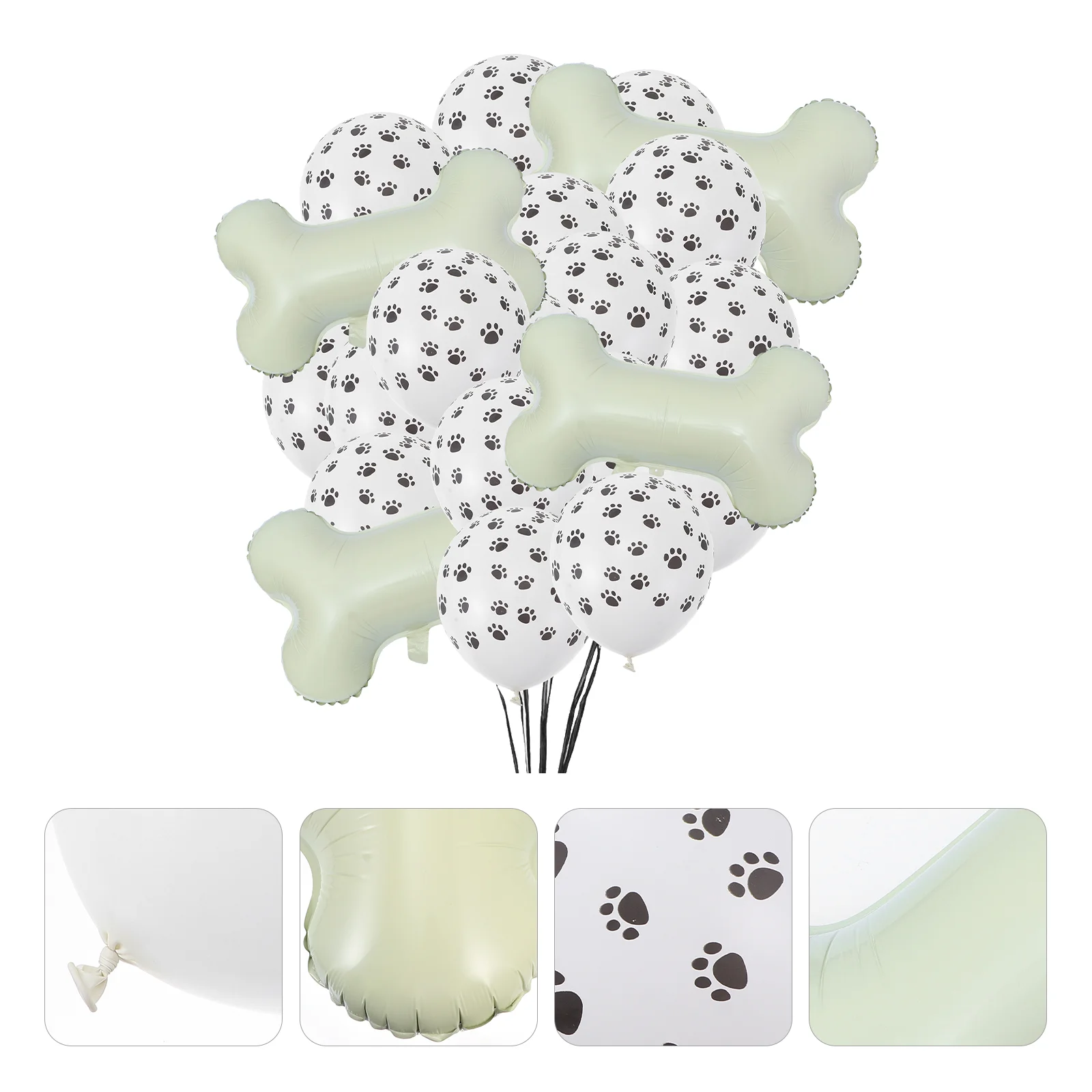 

Balloon Bonebirthday Party Dog Heliumfairy Tale Graduation Baby Balloons Supplies Aluminum Puppy Paw Single Shower Wedding Latex
