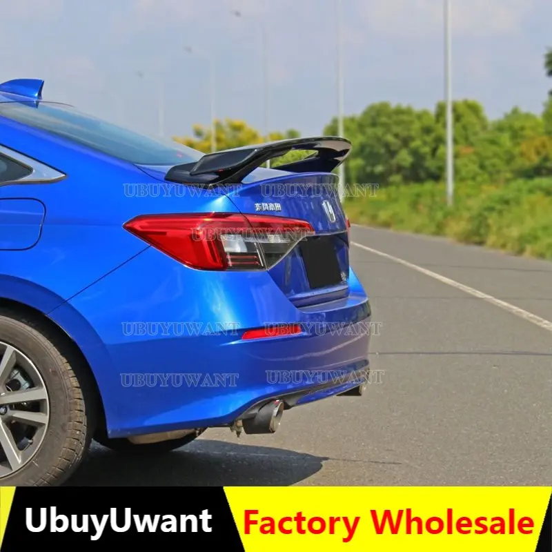 

For Honda Civic Hatchback Type-R Style 2022 2023 Car Trunk Spoiler ABS Auto Rear Trunk Wing Accessories Spoiler