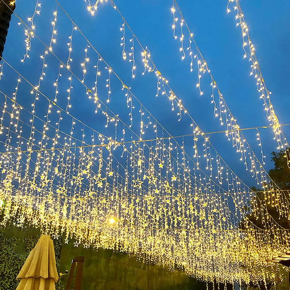 

Гирлянда светодиодная из ПВХ, водонепроницаемая, IP44, 8 светильников