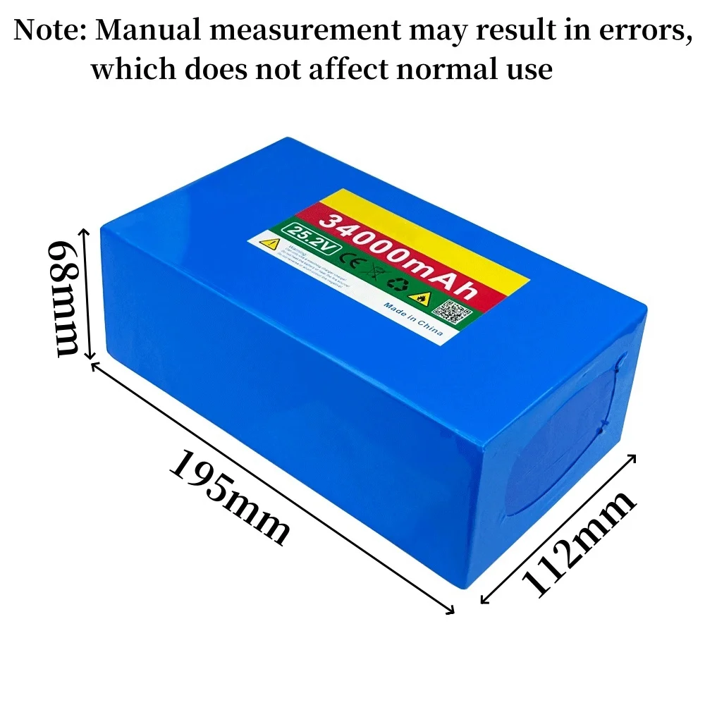 Литий-ионный аккумулятор 6S10P 25 2 В 34000 мАч 18650 подходит для электрического