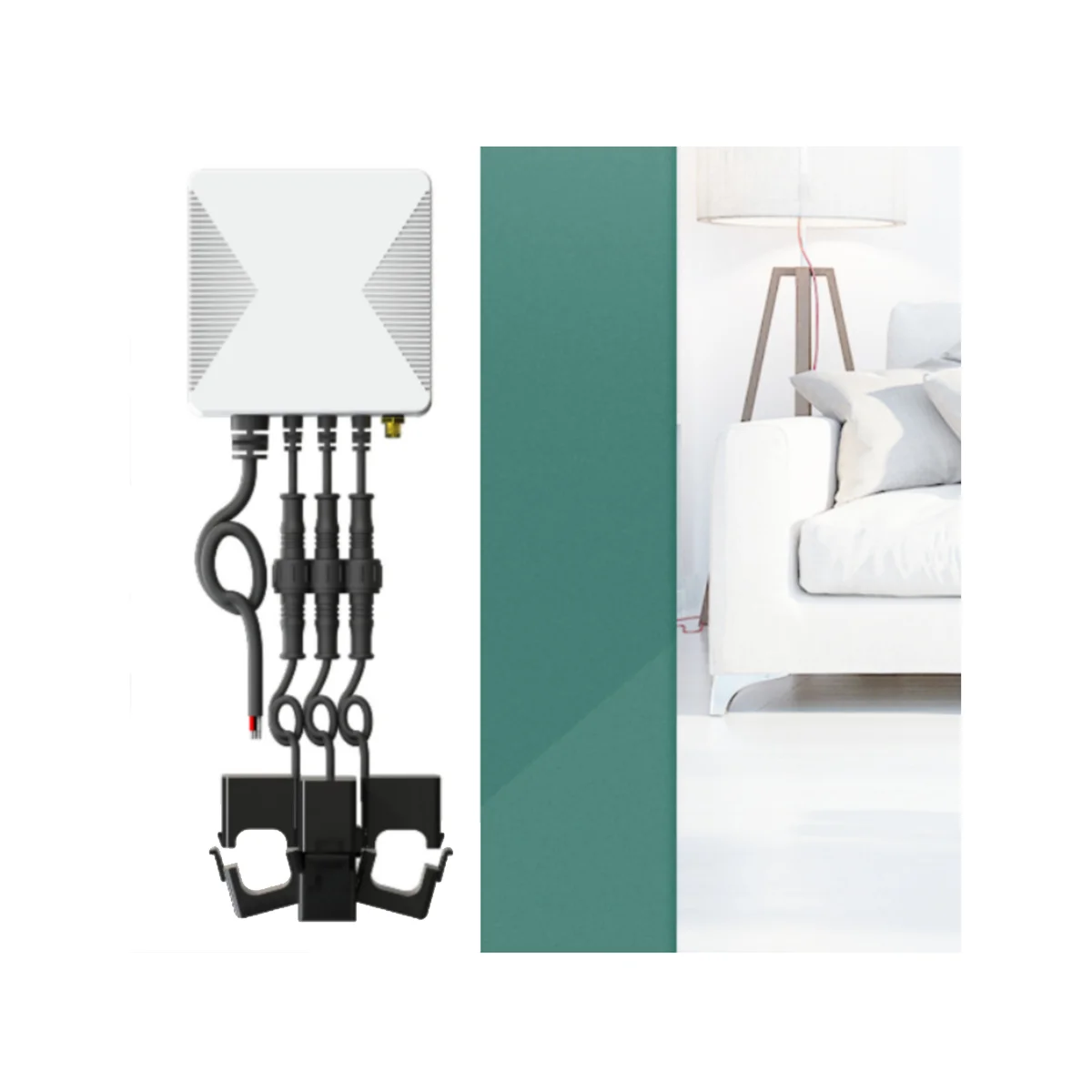 Трехфазный Wi-Fi измеритель мощности 300 А