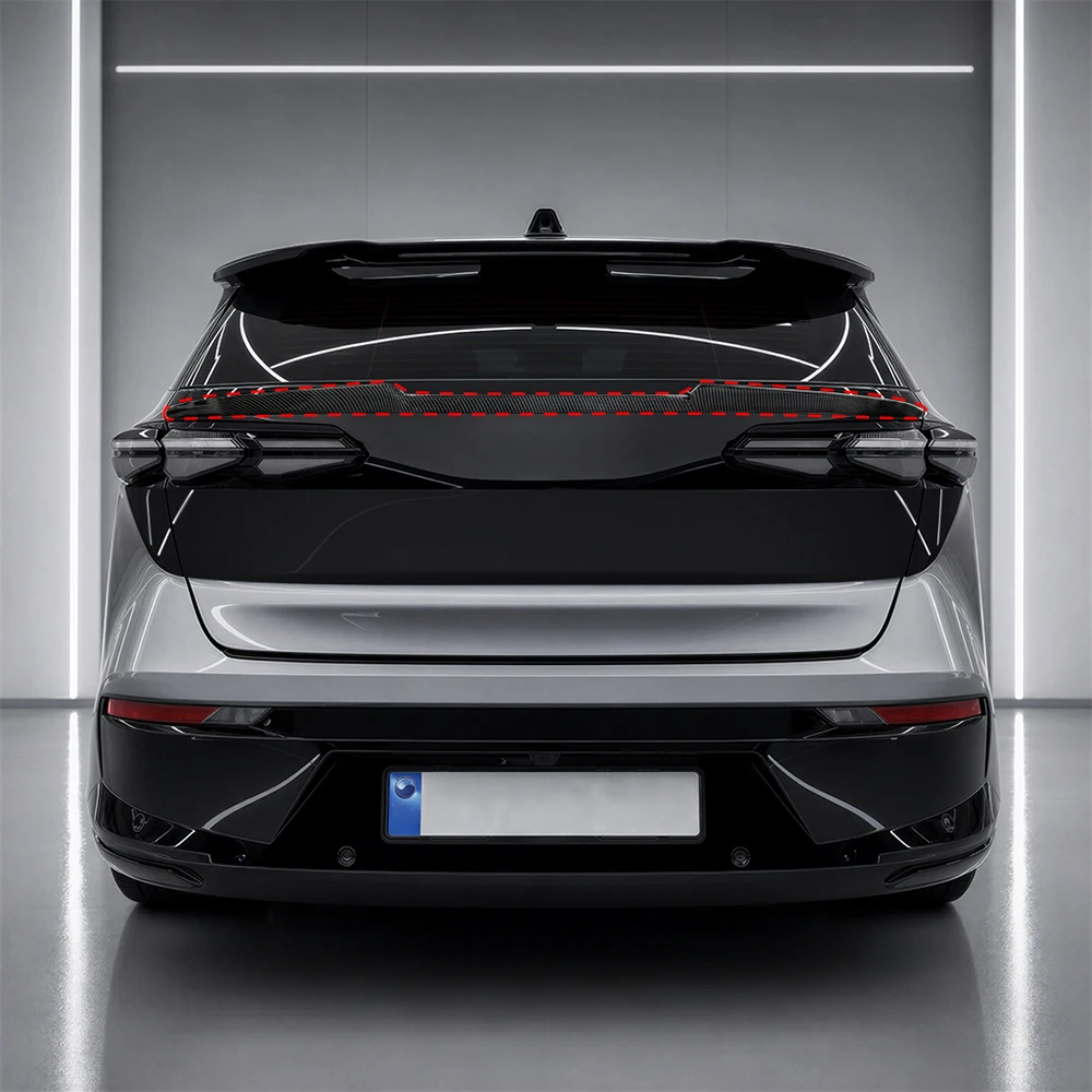 Фото Для Renault Filante 2026 2027 LHD/RHD задний спойлер на багажник, накладка на крыло, аксессуары для внешнего тюнинга автомобиля. №4