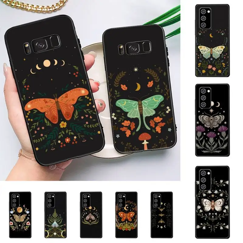 

Forest Magical Moth Thistle Phone Case For Samsung Galaxy Note 10Pro Note 20ultra cover for note20 note10lite M30S Back Coque