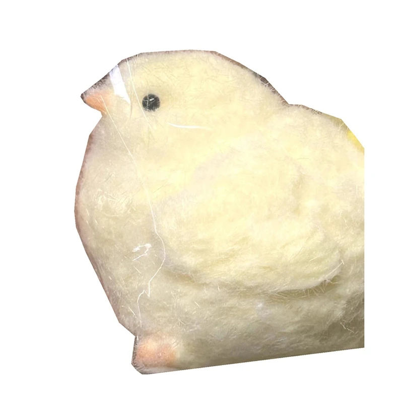 Keai ручной работы царапающие и растирающие игрушки маленькая желтая курица