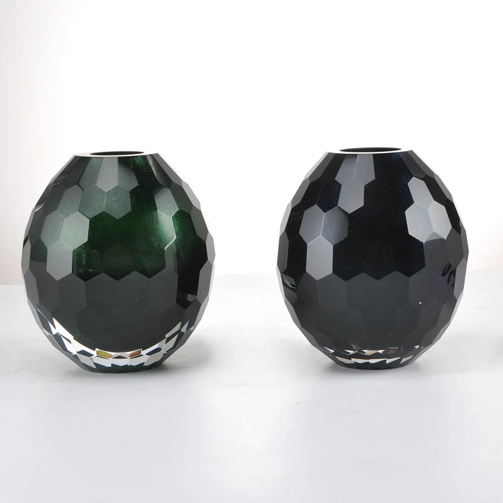 

New Design High Grade Home Decor Nordic Desktop Crystal Flower Vase Handmade K9 Crystal Vase