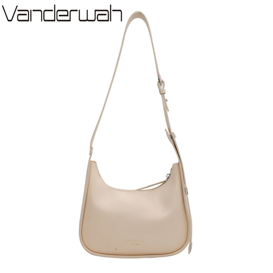 

Quality Women's Top-handle Bag Simple Solid Color Crossbody Bag Luxury Pu Leather Female Handbags and Purses Bucket Shoulder Sac