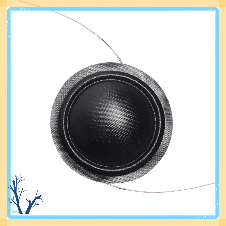 

1 INCH 25.4mm 25.5mm Tweeters Voice Coil Black Silk Diaphragm Membrane KSV Treble Speaker Repair Accessories 8ohm