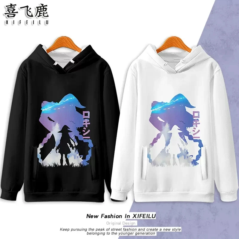 

Anime Mushoku Tensei：Jobless Reincarnation Roxy Hooded Hoodie Sweatshirt Coat Loose Cosplay Men Women Student Pullover Tops