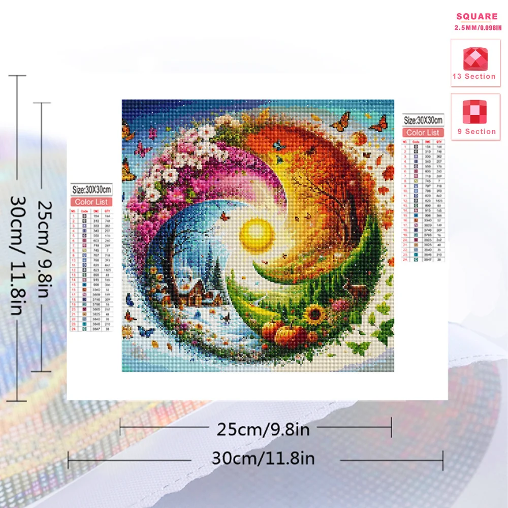 Evershine Алмазная вышивка Тай Чи картина из стразов полная квадратная мозаика