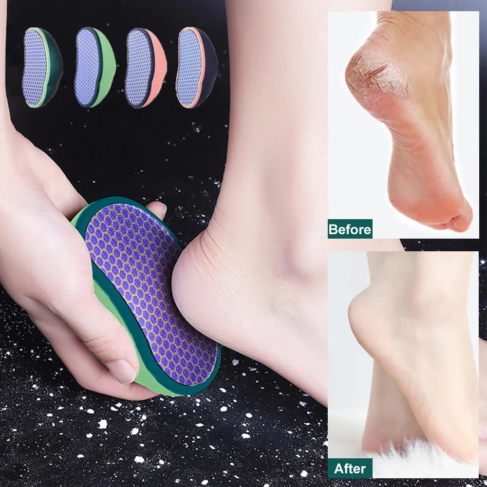 

Foot File Hard Dead Skin Callus Remover Nano Glass Pedicure Tools Foot Scrubber Professional Grinding Feet Skin Care Pedicura