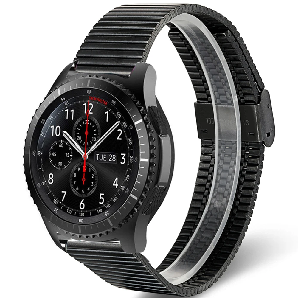 

Браслет для Samsung Gear S3 band, металлический ремешок из нержавеющей стали для Galaxy 46, 22 мм