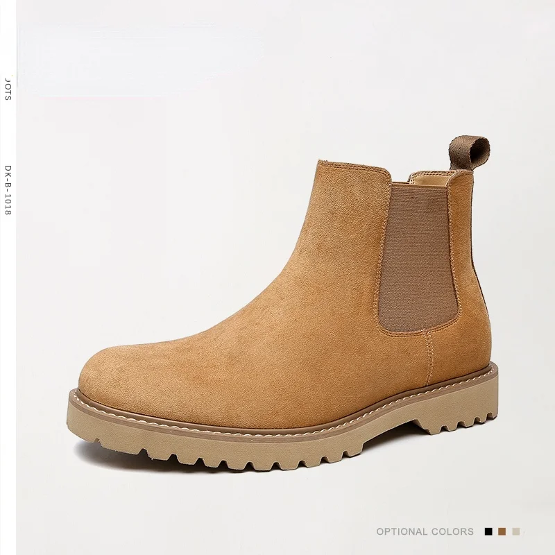 

Men Chelsea Boots Shoes Men 2022 Fashion Casual Boots Autumn Comfy Classic Retro Design Men Boots Brand Men Shoes