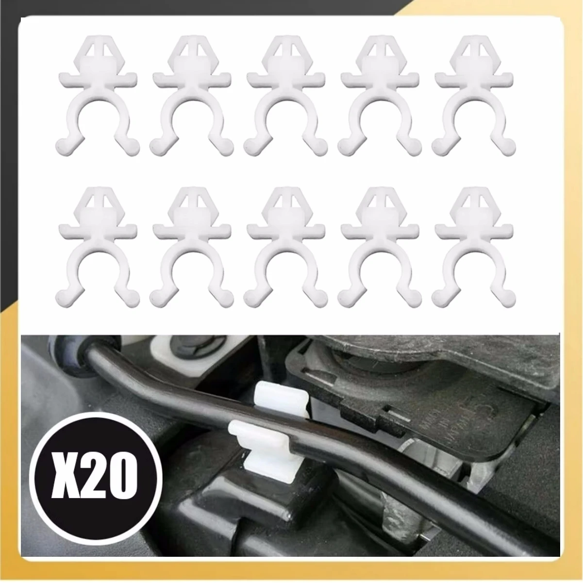 10 шт./комплект зажимы для держателя капота Nissan Skyline X-Trail T30 65722-01E00 запасные части