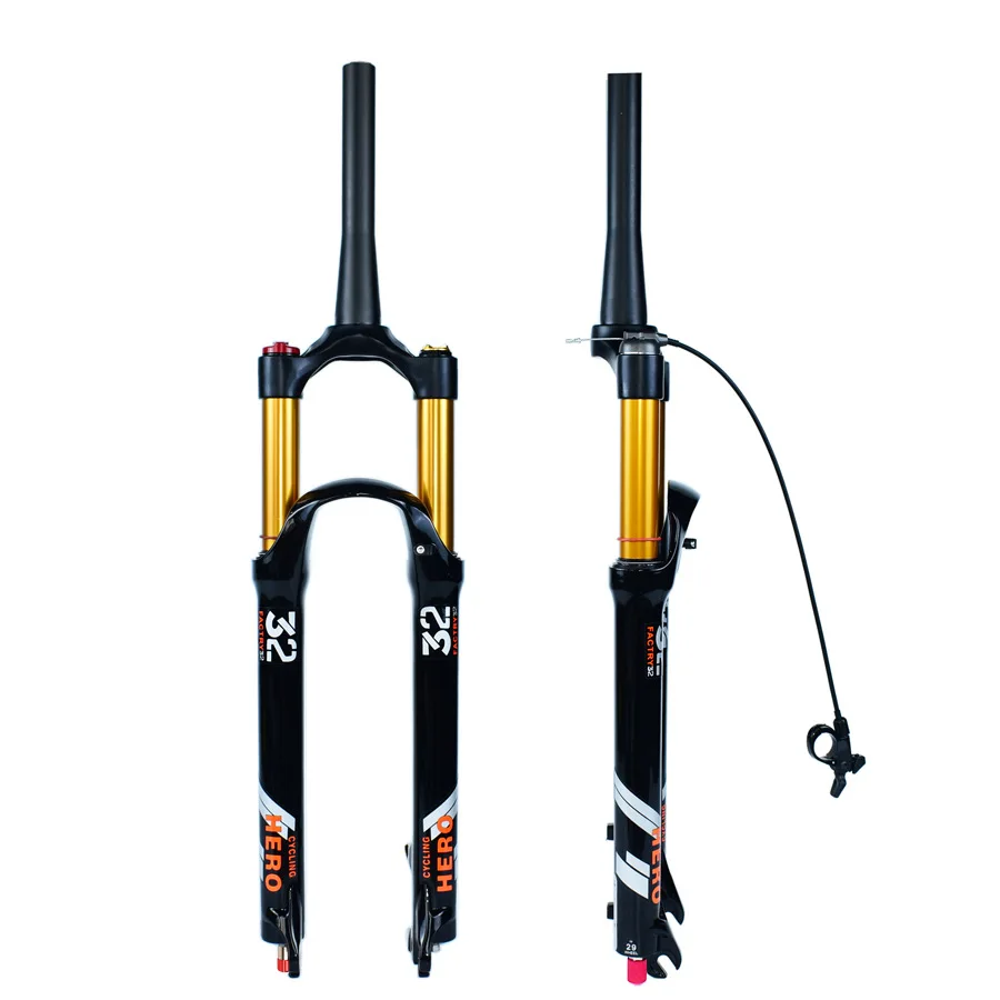 

140mm Travel MTB Bike Fork Air Suspension 26 27.5 29 Inch Shock Absorption Front Fork Magnesium Alloy DH AM XC Bicycle Parts