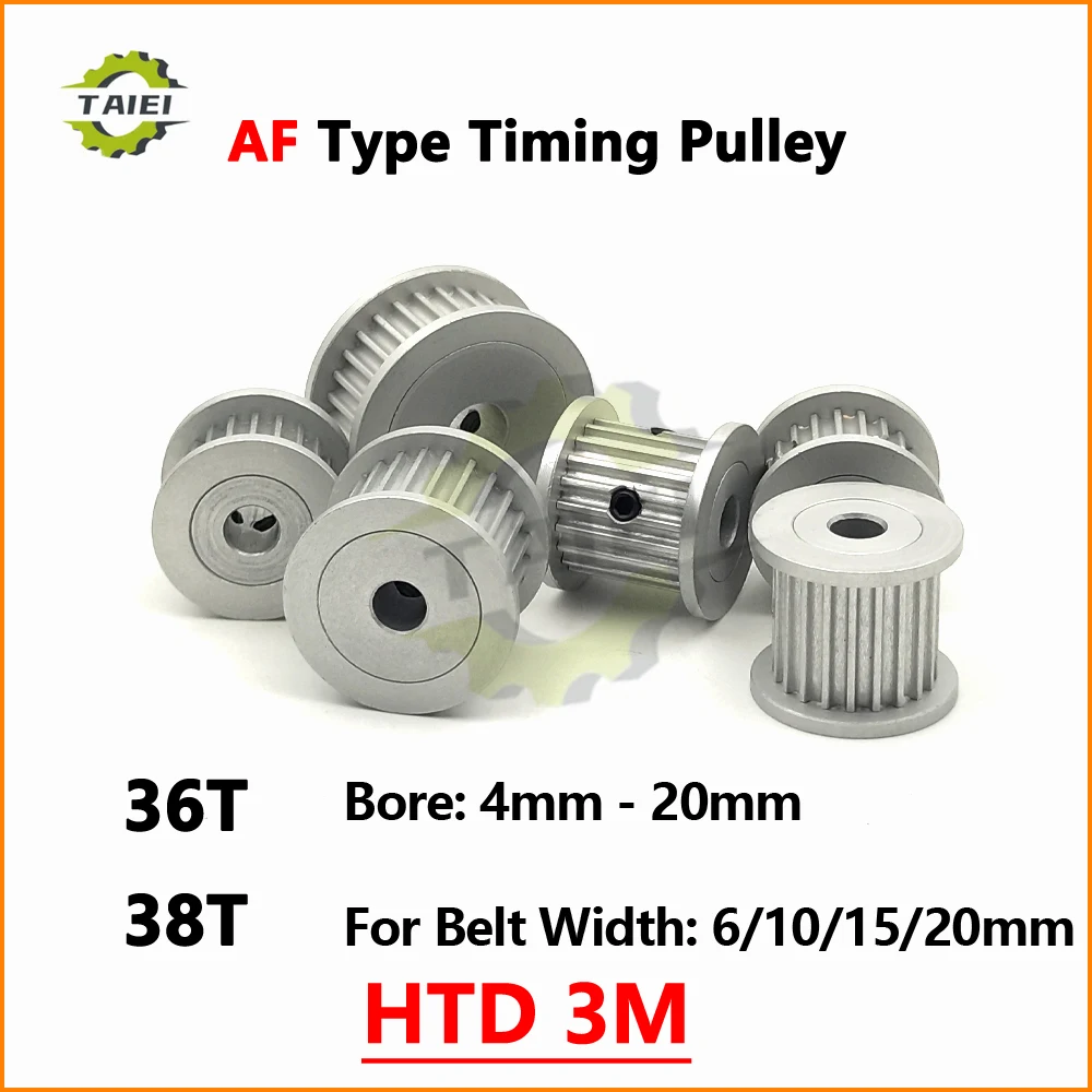 

Синхронный шкив HTD 3M 36/38 зубов