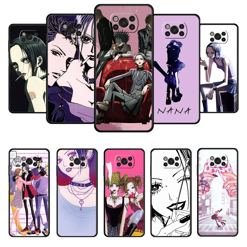 

Hot Girl NaNa osaki Celular Funda For Xiaomi POCO X3 NFC 11T X4 10T 9T F3 F4 GT M3 MI 11 lite M4 Pro 5G Original Soft