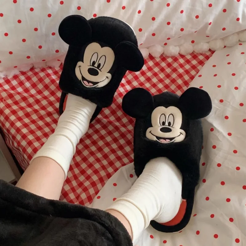 2024 новые парные милые хлопковые тапочки с Микки и Минни для мужчин женщин