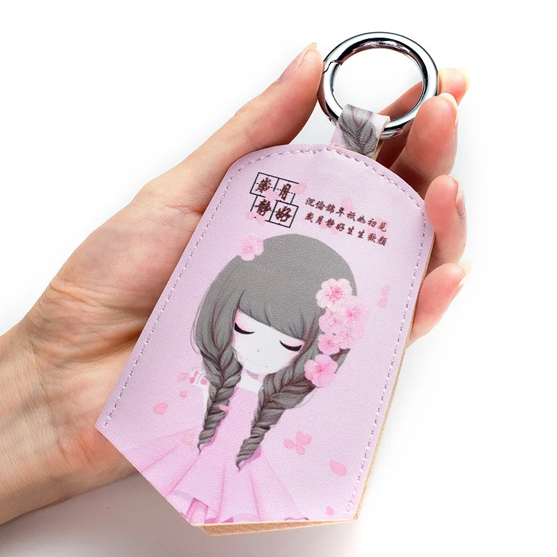 

Car Key Holder For Men And Women Large Capacity Multi-function Graffiti Household Key Bag Cartoon Key Ring Pull Porta Chiave bag