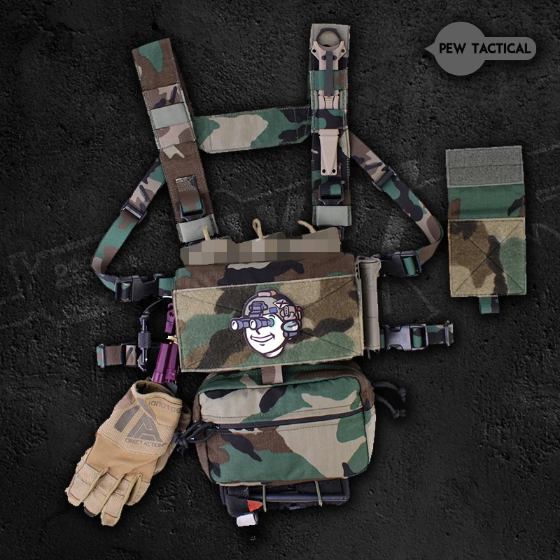 

PEWTAC MK3 MK4 SS Tactical Chest Hanging Iarge Full Set Of Simplified Version Of The Main Body LV119 Panel 500D Extinction