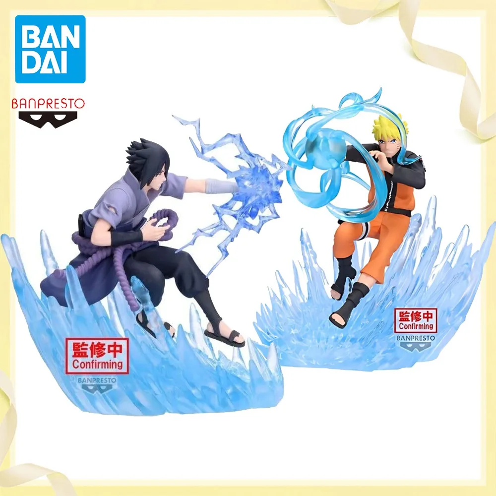 Фото 100% Оригинальная, подлинная, в наличии фигурка Bandai Spirits Banpresto: Комбинированная битва Узумаки Наруто и Учиха Саске (Аниме-модель, игрушка) №1