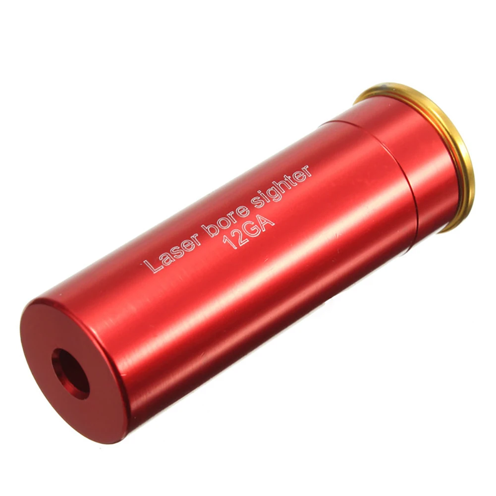 

New 12GA Boresighter Cartridge Calibrator Gauge Bore Sighter Boresighter Red Sighting Sight Boresight Red Copper Leveler