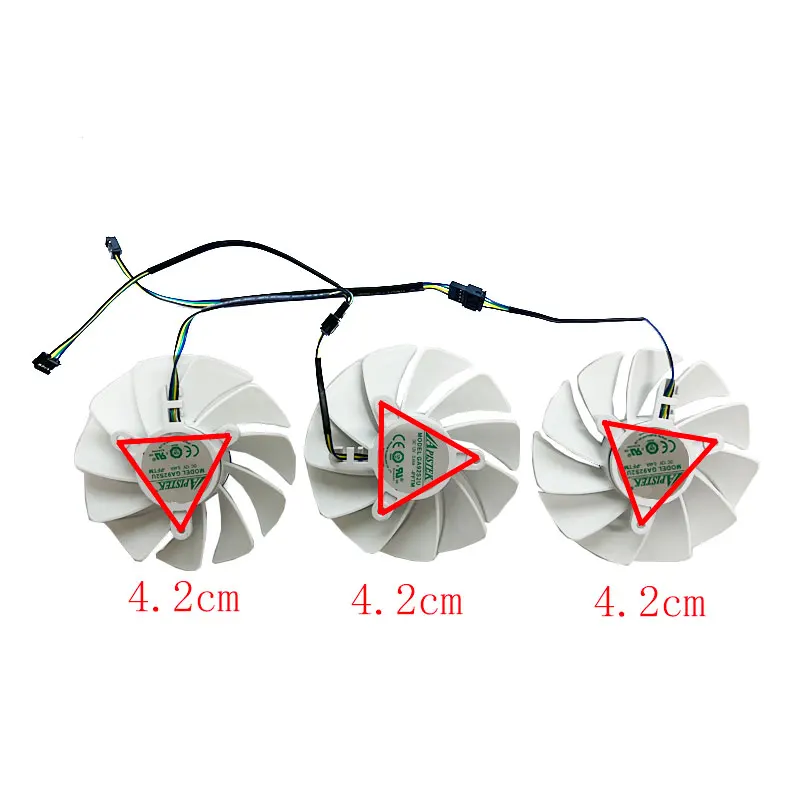 88 мм Совершенно новый для ZOTAC GeForce RTX4070ti 4070ti SUPER 4080 4080s TRINITY OC белый сменный