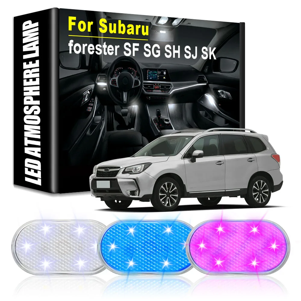

Car LED Atmosphere Lights Rechargeable Touch led Lamps Car Interior Light Car Accessories for Subaru forester SF SG SH SJ SK