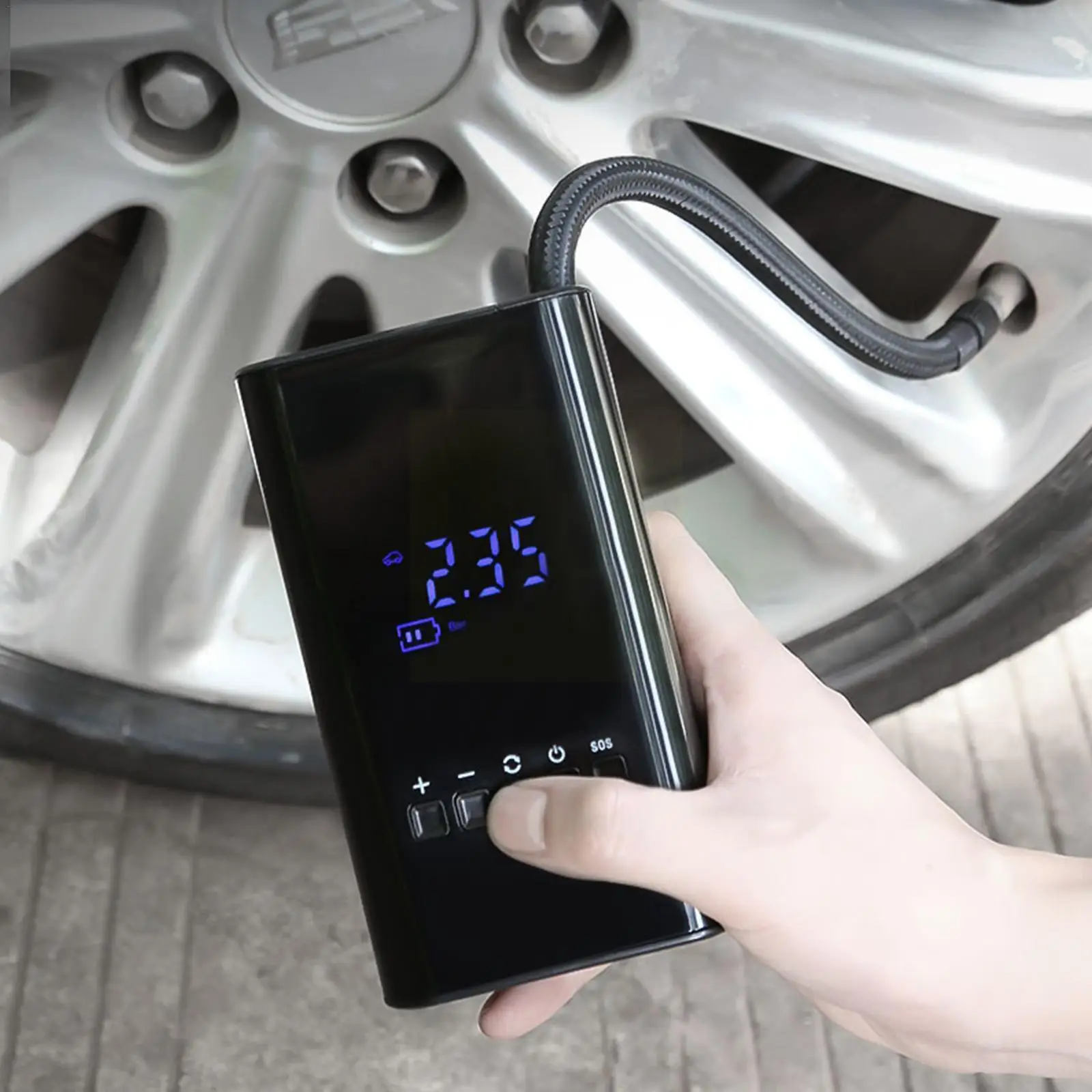 

Car Electrical Air Pump Mini Portable Wireless Tire Inflatable Pump Inflator Air Compressor Pump For Car Motorcycle Bicycle V3s4