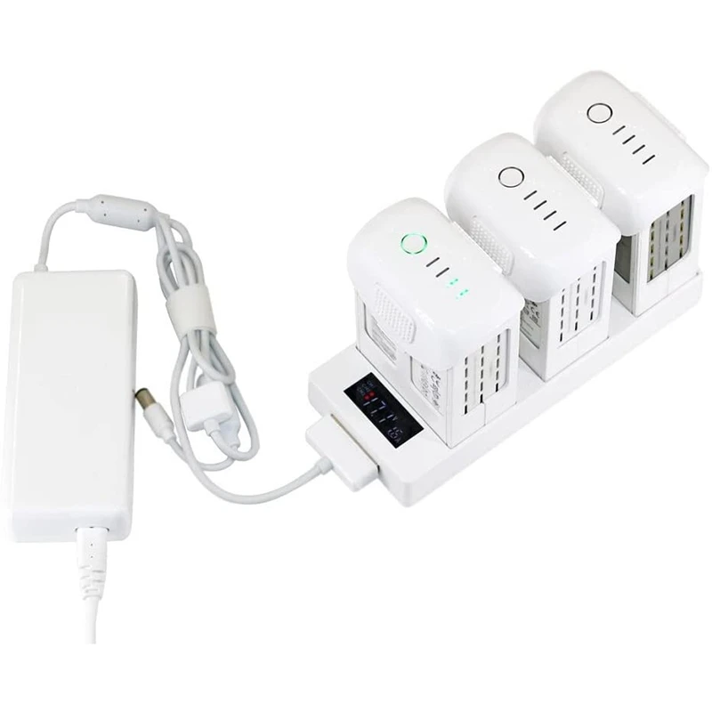 

Зарядный концентратор 3 в 1, умный зарядный концентратор параллельного аккумулятора для дрона DJI Phantom 4 PRO, зарядная станция с ЖК-дисплеем