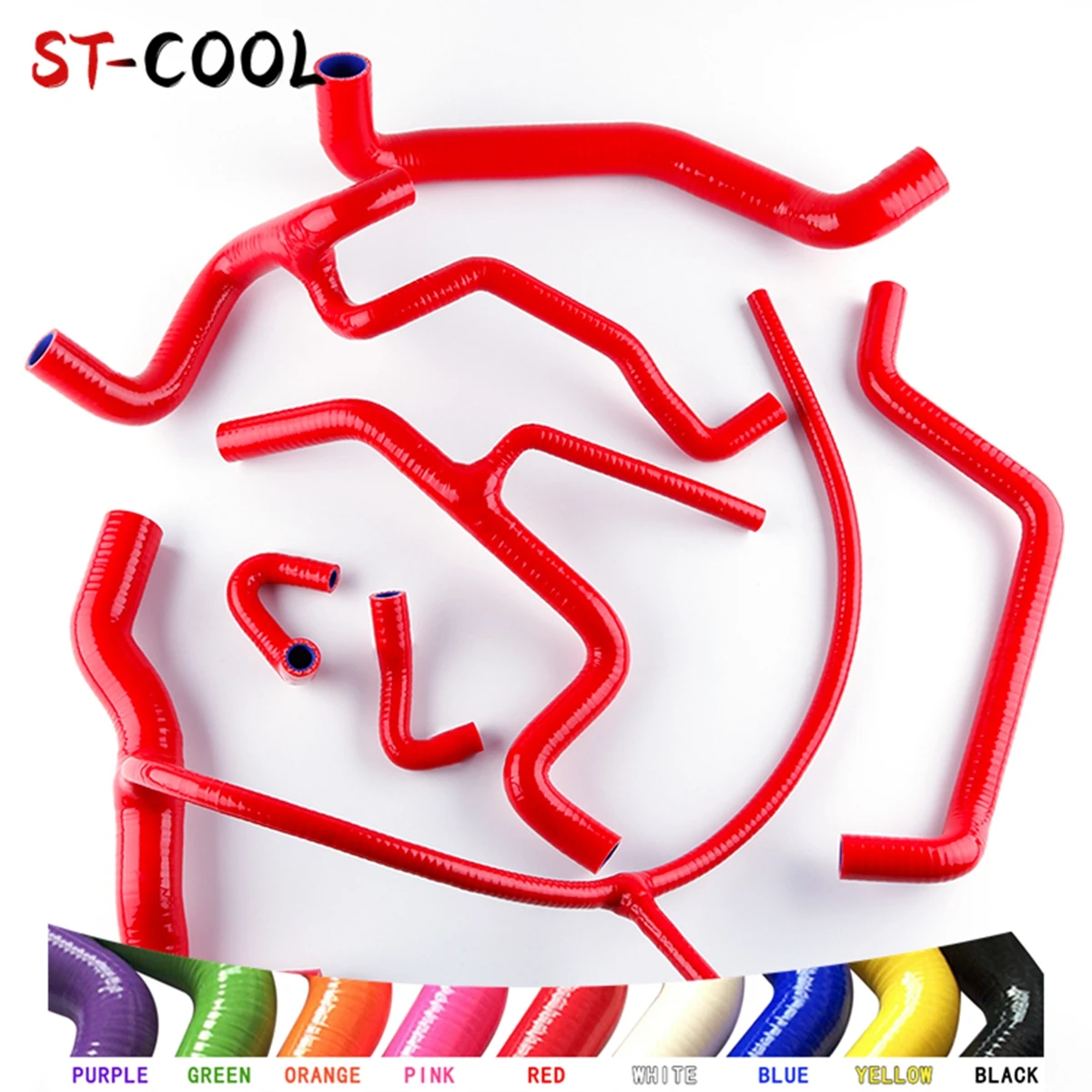 

ДЛЯ 1994-1998 VW Golf GTI MK3 A3 VR6 2.8 Jetta Vento Для LHD Силиконовые шланги охлаждения радиатора 1995 1996 1997 Комплект трубок 7 шт.