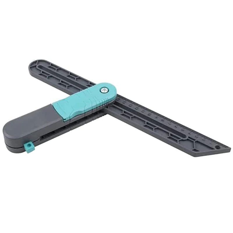 

Быстрая маркировка измерительная линейка с замком Регулируемая угловая линейка многофункциональный инструмент для измерения угла по дере...