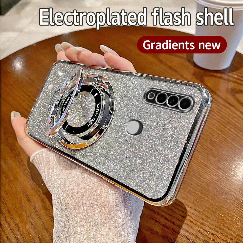 Чехол для OPPO A31 2020 CPH2015 гальваническое покрытие Мягкая Блестящая задняя крышка