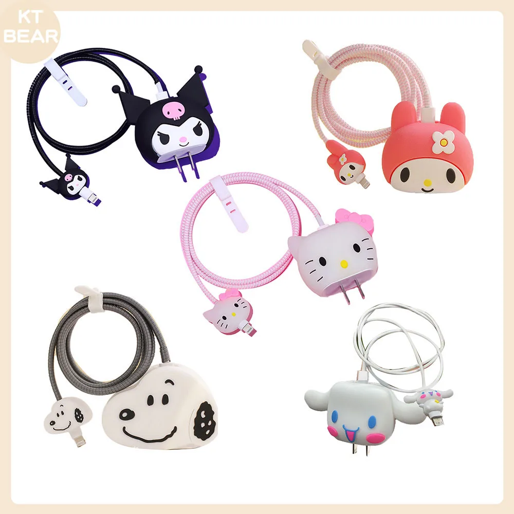 29 стилей Набор защитных кабелей Hello Kitty Kuromi моя мелодия почтовый инструмент Cinnamoroll Снупи зарядное устройство протектор для телефона 13/14 кабель для передачи данных 29 стилей Набор защитных кабелей Hello Kitty Kuromi моя мелодия почтовый инструмент Cinnamoroll Снупи зарядное устройство протектор для телефона 13/14 кабель для передачи данных