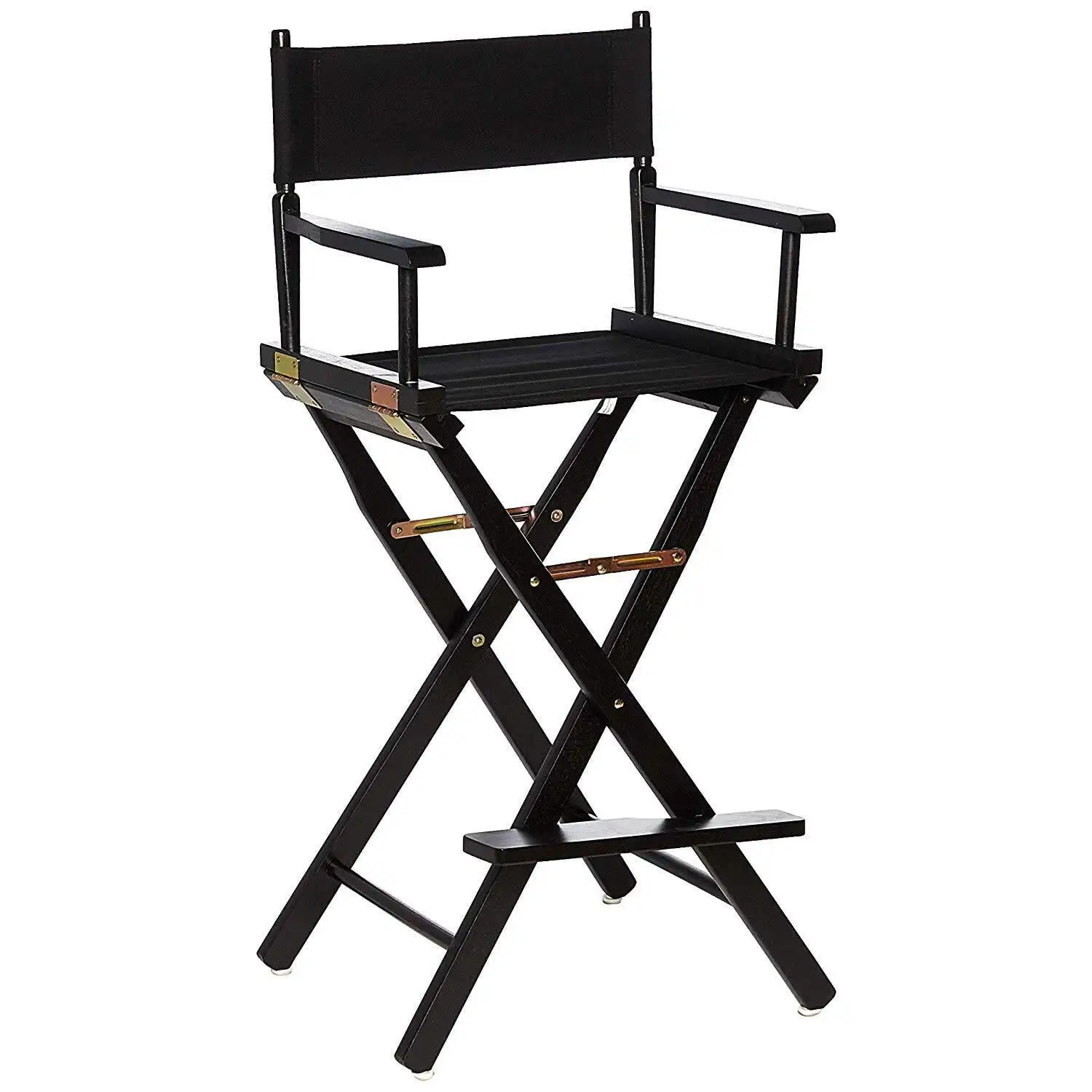 

30" Director's Chair Black Frame-Black Canvas