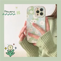early spring fresh green flowers apple 1312 promax mobile phone case xr suitable for iphone11xs soft 8p wholesale