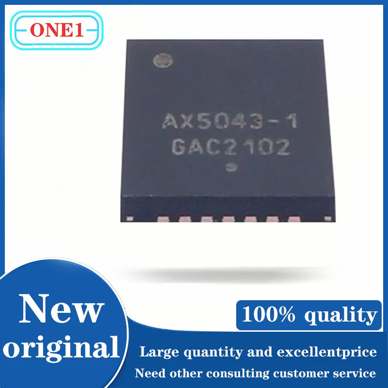 10PCS/lot Chip New original AX5043-1-TW30 AX5043-1 IC RF TXRX ISM 1GHZ 28VFQFN