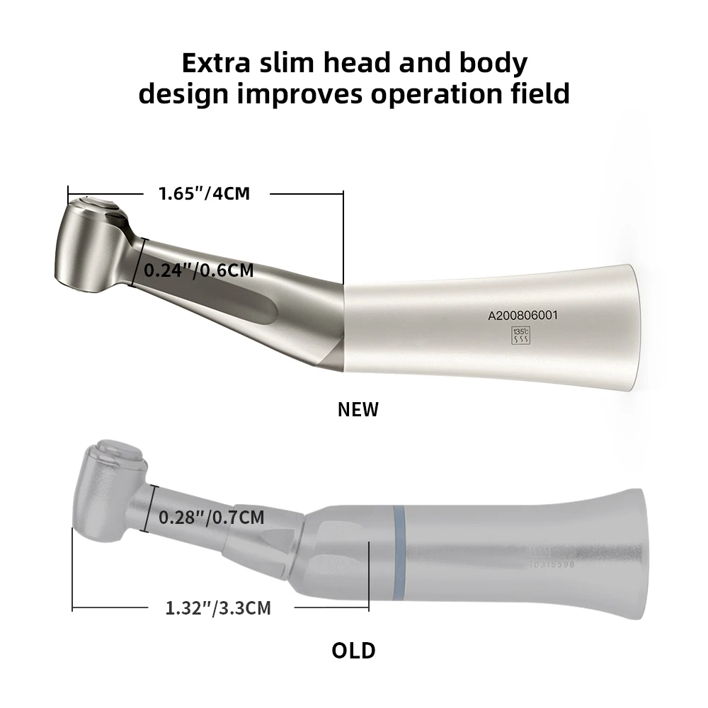 Набор стоматологических низкоскоростных наконечников угловой/прямой