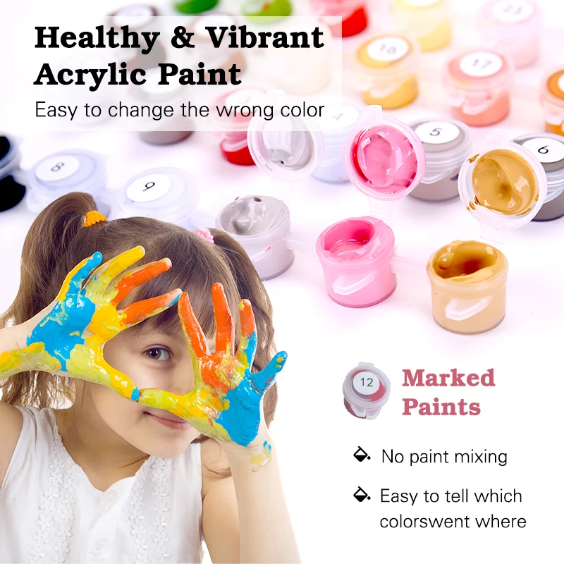 Набор для рисования по номерам на холсте 60 х60 см - купить выгодной цене |