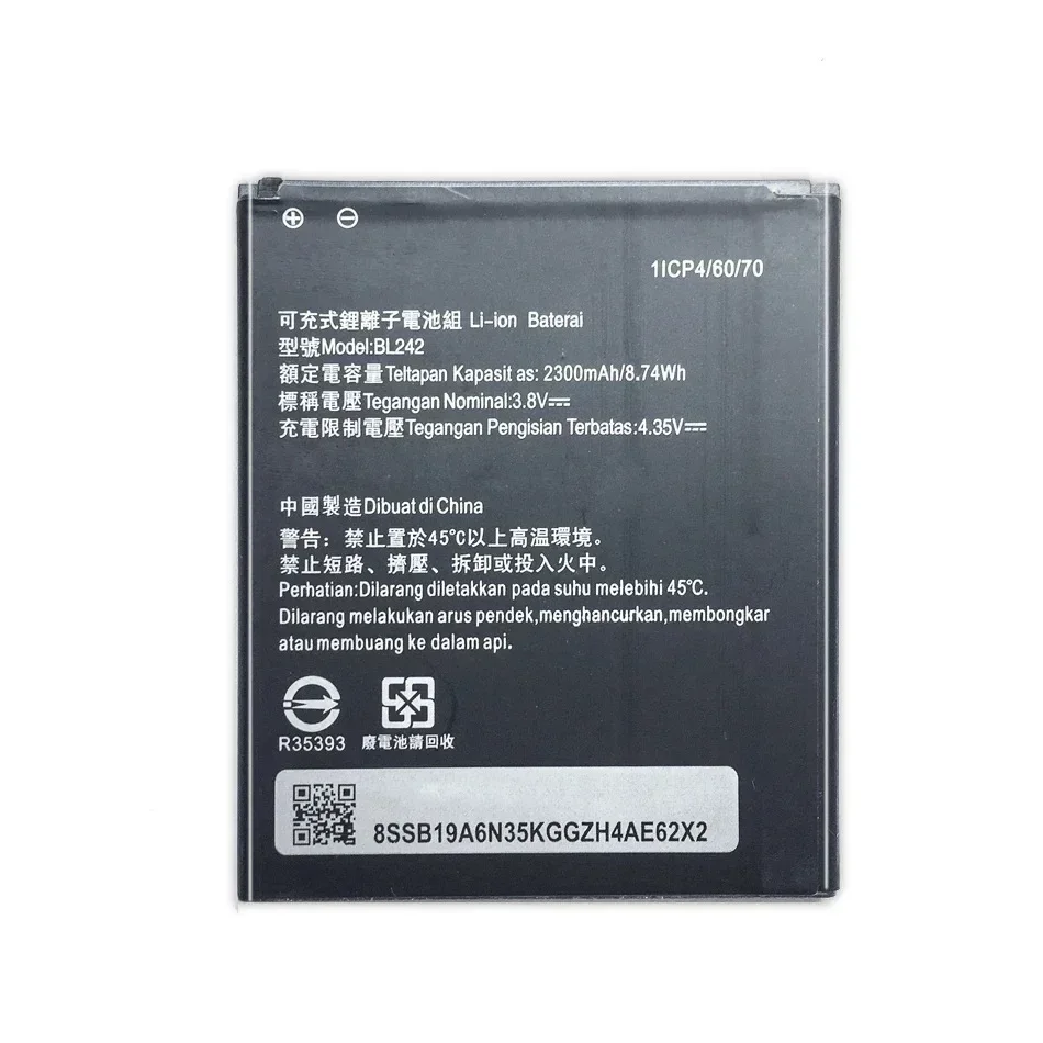 Аккумулятор BL 242 BL242 для Lenovo K3 K30-W K30-T A6000 A3860 A3580 A3900 A6010 Plus A6010plus перезаряжаемые