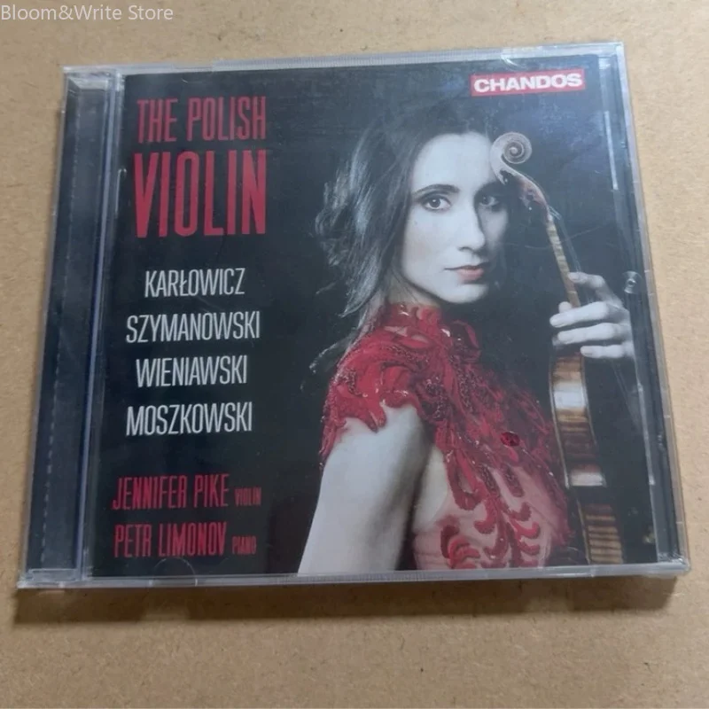 Фото Классический польский CD с фортепиано-сопровождением |   Дженифер Пайк: Польские композитеры, скрипка, фортепиано, классическая музыка, аудиофильский диск, подарки для фанатов музыки №1