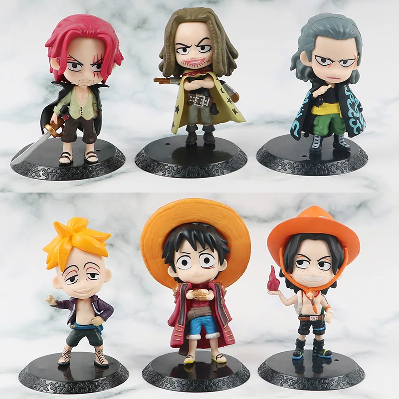 

Anime One Piece Film Red Action Figure Pvc Luffy Shanks Ace Marco Collectible Model Decor Doll Children Toys for Birthday Gift