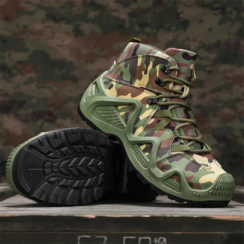 Термальная зимняя мужская прогулочная обувь для горного охотника армейская