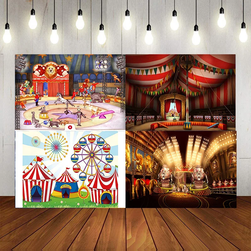 

Фон для детской площадки с изображением колеса обозрения