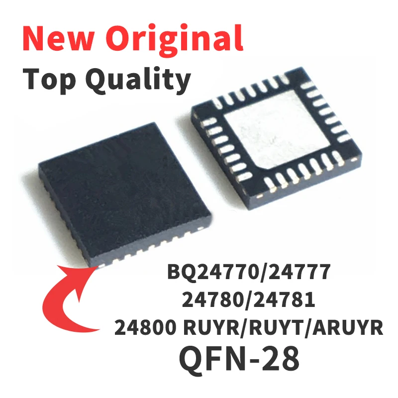 

1 шт., чип BQ24800RUYR BQ24781RUYR BQ24780RUYR BQ24777RUYR BQ24770RUYR BQ24777ARUYR QFN28, новый оригинальный чип IC