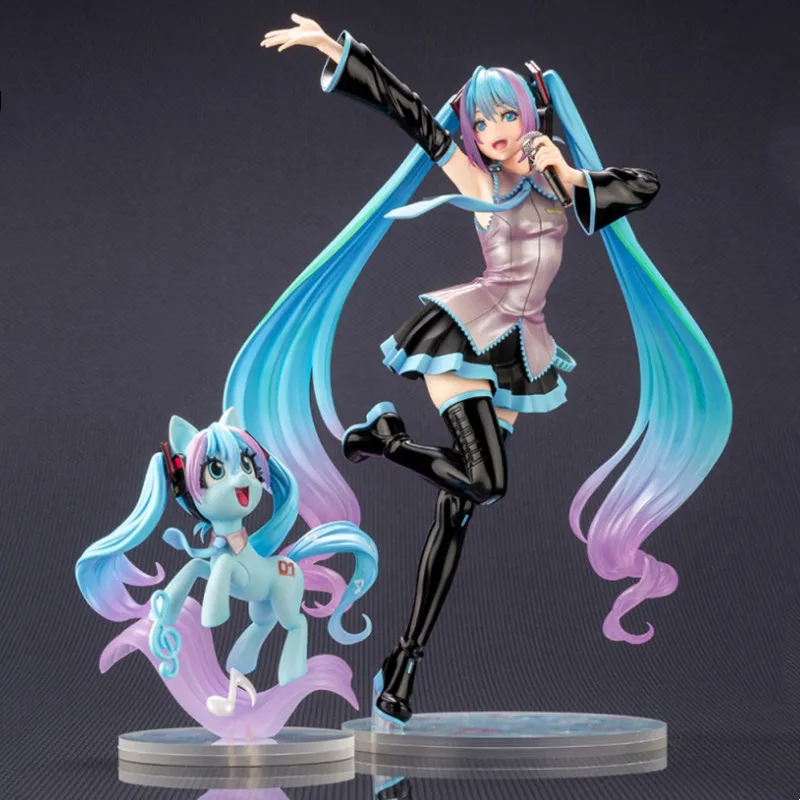 

Vocaloid In Stock 1/7 Hatsune Miku My Little Pony Animation Character Model Desktop Decoration Girl Personality Exquisite Gift