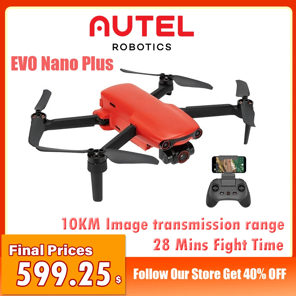 2022 Новый Дрон с камерой Autel Robotic EVO Nano + RYYB камера HD видео мини передача