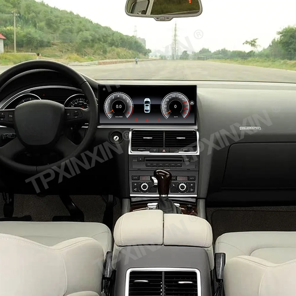 Фото Qualcomm 15,8-дюймовый Android 14.0 для Audi Q7 2005-2009 QLED сенсорный экран автомобильный радиоприемник CarPlay GPS Navi мультимедийный плеер головное устройство №2