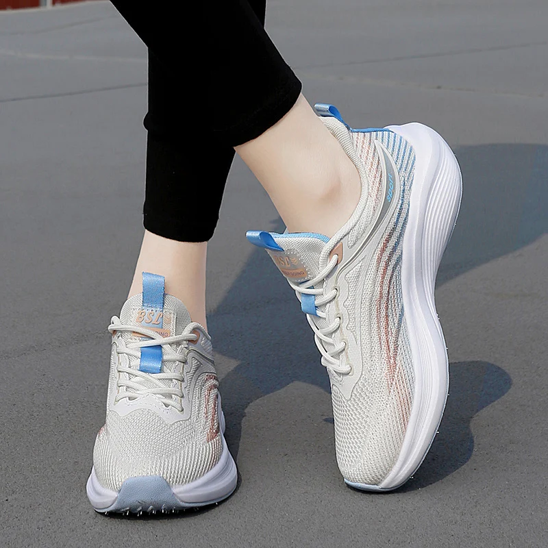 

Shoes for Women Summer 2023 Leisure High Quality Sports Running Comfortable Thick Sole Fashion Outdoor Walking Vulcanized Shoes