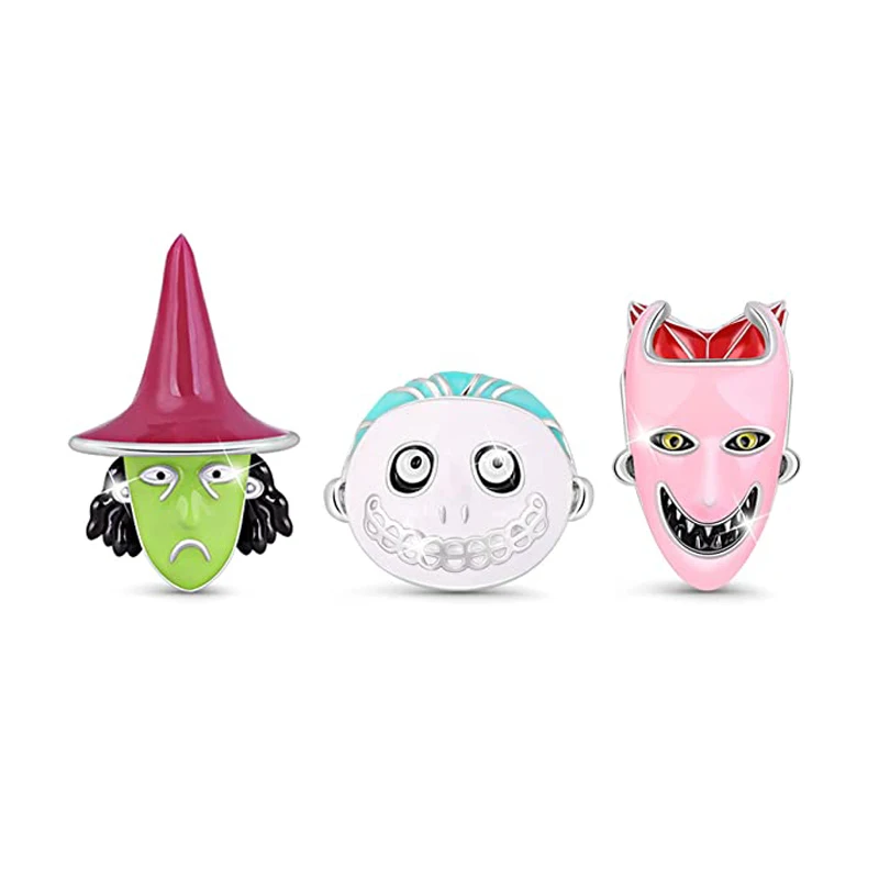 Новинка 2022 подвески в виде знаменитостей с эмалью и черепом подходят для